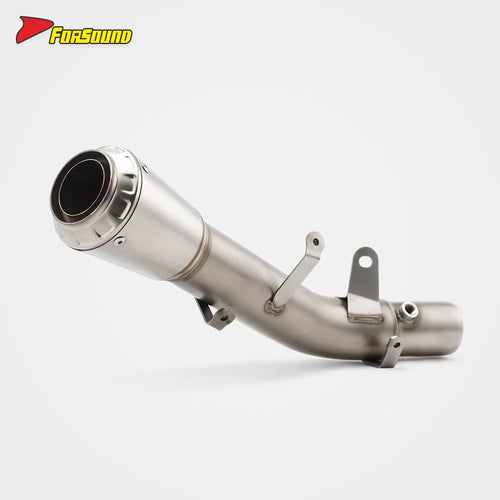 New Condition Modified Motorcycle 60Mm Mid-Tail Integrated Exhaust Muffler with DB Killer for KAWASAKI ZX-6R OEM Wholesale