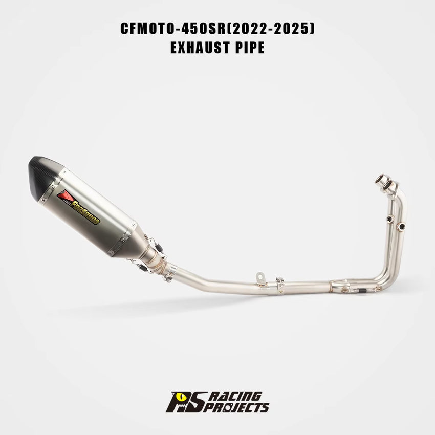 New Forsound/Sound Stainless Steel Carbon Fiber Muffled Exhaust Pipe for 450SR/NK Right Side with 1 Year Warranty