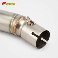 Stainless Steel 51Mm Exhaust Mid-Section Exhaust Pipe for Kawasaki Ninja400