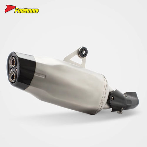 RS Original Custom Carbon Fiber Exhaust System Forsound Silver for R1250GS ADV 2019-23 New Condition Middle Motorcycle Exhaust 1