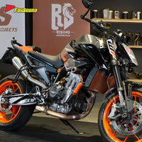 Condition New Stainless Steel Motorcycle Mid-Tail Integrated Exhaust Muffler for KTM 790 Adventure/R Duke 890 2018-2022