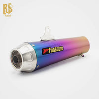 51Mm Stainless Steel Universal Exhaust Pipe GP Wrigley Tail Locomotive Modified for NMAX GSX250 CB 400 450SR NK Condition