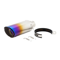 Stainless Steel 51Mm Car Mouth Young Lion End Can Exhaust Pipe Universal Motorcycle Pipe