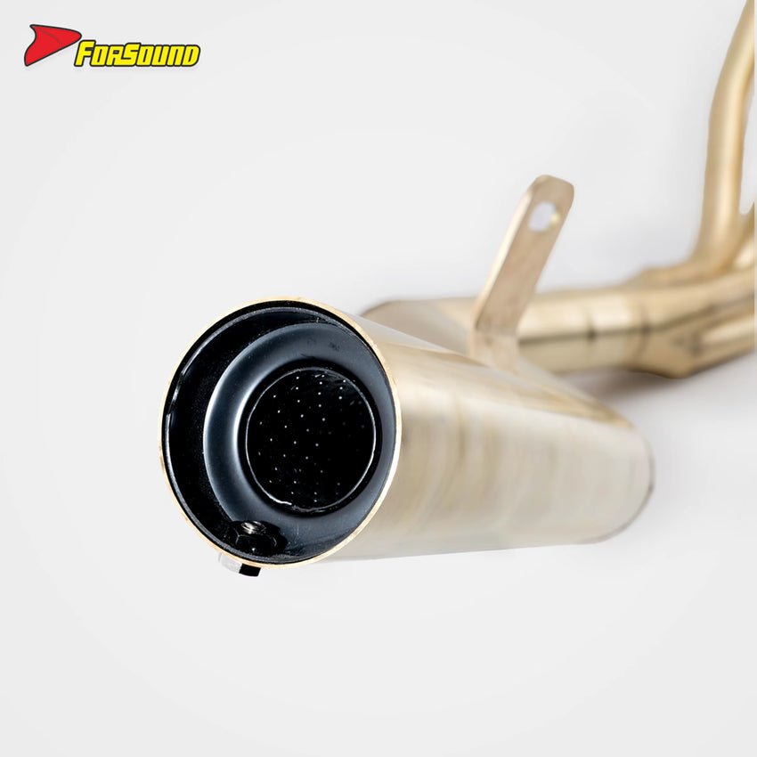 Brass Front and Middle Section Exhaust Pipe for Zephyr 400 ODM&OEM