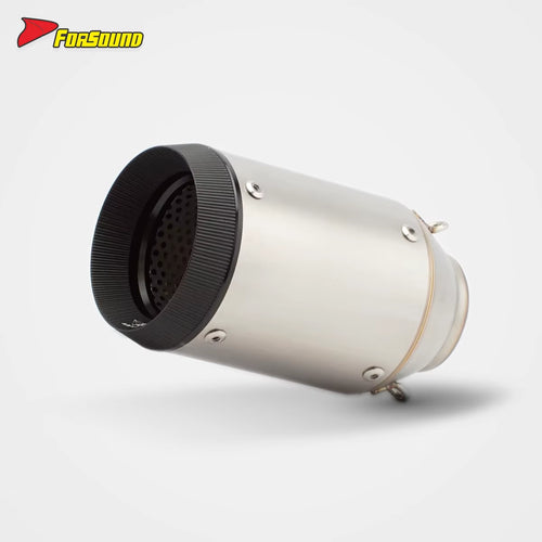 Stainless Steel 51Mm Cola Can Nozzle Exhaust Pipe for Motorcycles.