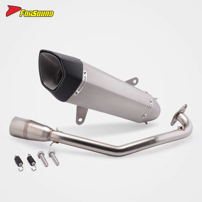 For Honda Adv 160 Full System Exhaust Stainless Steel TSS Model Full Exhaust Penetrating Exhaust Note 2022-2026 Model Compatible