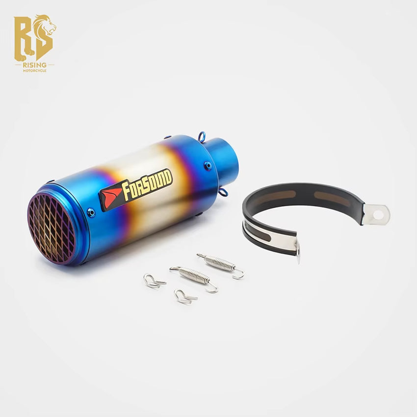 Stainless Steel 51Mm Exhaust End Can for Universal Motorcycle 51Mm Pipe