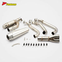 New Condition Stainless Steel Laser Print Motorcycle Modified Full System Exhaust Pipe for Triumph 765 2017-2024 765R OEM/ODM