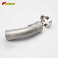 New Forsound Z900 Exhaust Stainless Steel Mid-Section Bent Pipe 51/60Mm Diameter Kawasaki Compatible Factory Direct Supply
