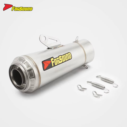 RS for Competitive Exhaust Pipe for Motorcycle Modified Tail Slant Z900 R3 CBR NINJA 660RR MT GSX Stainless Steel New Condition