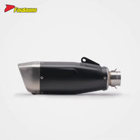 Trident660 2021-2024 Blade OEM Rear Carbon Fiber Exhaust New Compatible Retrofit/Upgrade Right Pipe Black Silver Stainless Steel