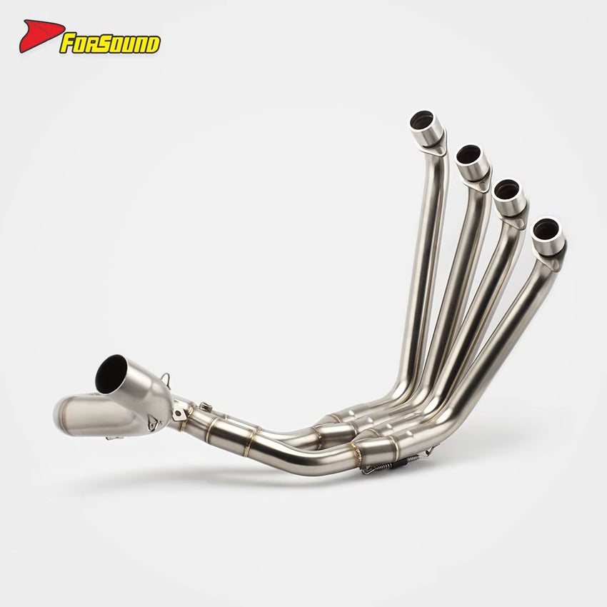 New Condition Stainless Steel Motorcycle Full Exhaust System Side Mounted Exhaust for HONDA CBR650 2021-2025 Sporty Street Bike