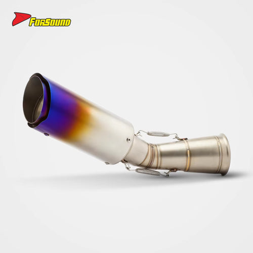 For ZONTES 703RR Mid-Tail Straight-Through Down-Exit Exhaust Oblique Barrel Supersport Racing Aggressive Sound Zontes 703Rr Tail