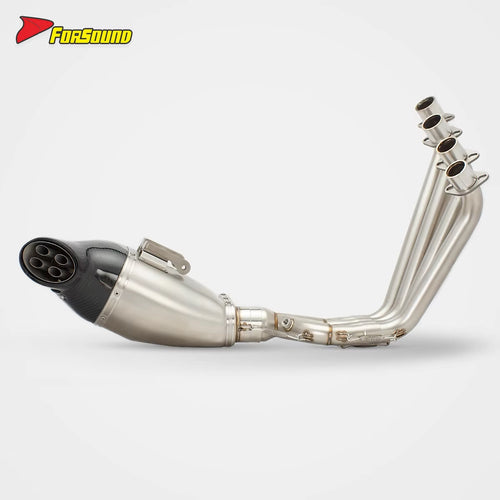 For HONDA CBR650R CB650 Fit 2019-2025 High Performance Stainless Steel Motorcycle Full Underside Exhaust Pipe Deep Sound OEM ODM