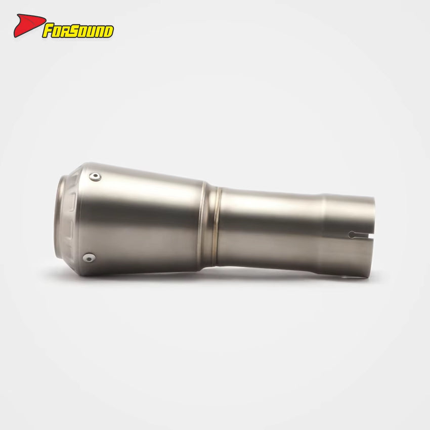 New Condition Stainless Steel 60Mm Mid-Tail Integrated Exhaust Pipe for BMW Motorrad S1000XR 20-25 Sport Touring Motorcycle