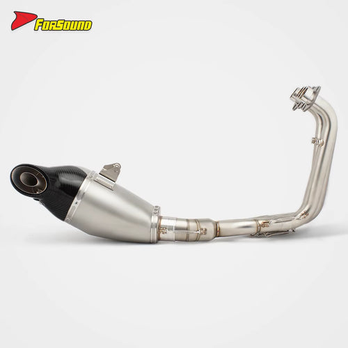 For QJMOTOR 600GS-3B Fit 2020-2025 Stainless Steel Motorcycle Full Bottom-Exit Exhaust System Four-Cylinder Specific Exhaust OEM