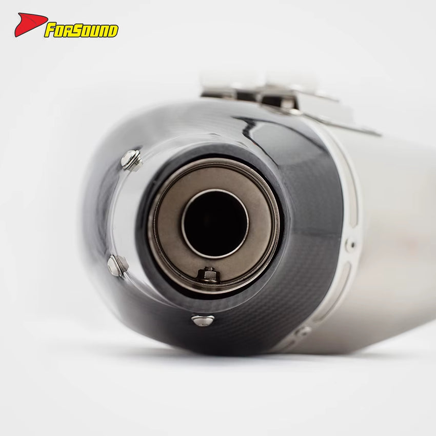 For Aprilia RS660 Fit 2020-2025 Matte Stainless Steel Motorcycle Full Exhaust System Bottom-Exit Exhaust Pipe Customizable OEM