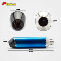 Universal Motorcycle Exhaust Pipe SS FMF Long Neck Tail Section Escape Fmf Exhaust Fit KAWASAKI-KLX230 KTM-ZXC SWM-SM500 ODM&OEM