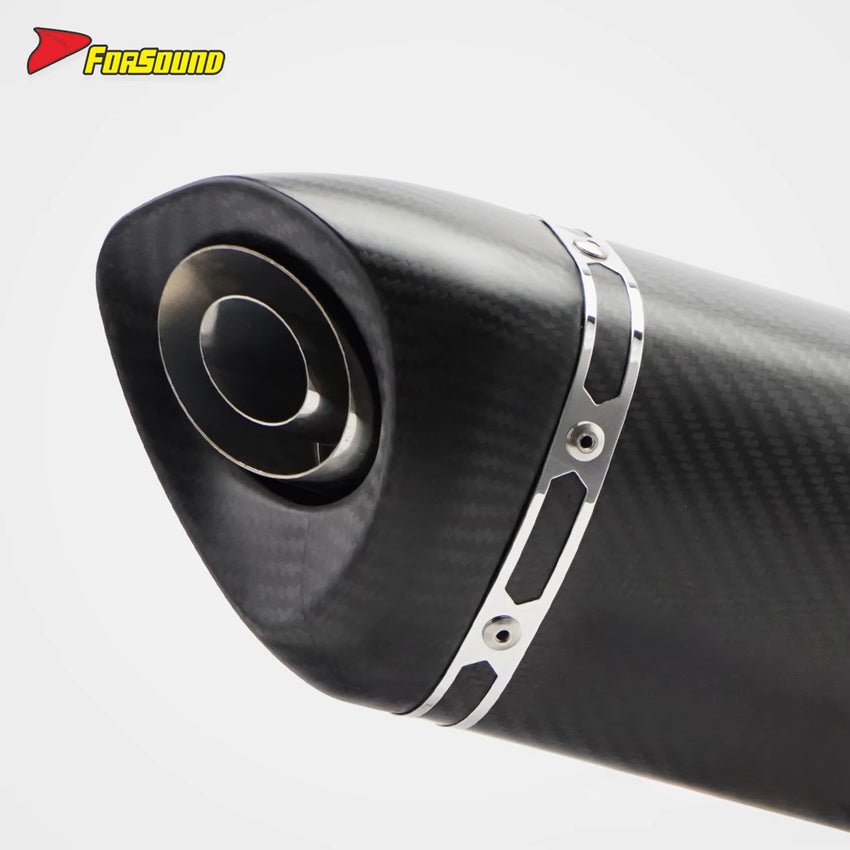 For SUZUKI GSX250R Gsx 250R GSX250 51Mm Stainless Steel Exhaust System Carbon Fiber Motorcycle Exhaust Muffler Factory Direct