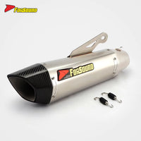 RS Original MT07 Stainless Steel Carbon Fiber Modified Motorcycle Exhaust Pipe New Condition for R 3 450SR NK 51Mm