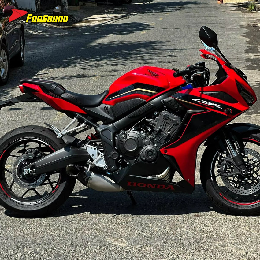 For HONDA CBR650R CB650 Fit 2019-2025 High Performance Stainless Steel Motorcycle Full Underside Exhaust Pipe Deep Sound OEM ODM
