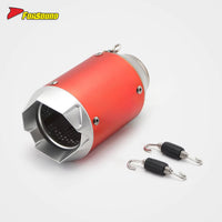 Forsound/Sound RS Original 703RR Embossed Carbon Fiber Motorcycle Exhaust Pipe Retrofit/Upgrade Tail Section New Black 675NK