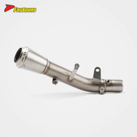 New Condition Modified Motorcycle 60Mm Mid-Tail Integrated Exhaust Muffler with DB Killer for KAWASAKI ZX-6R OEM Wholesale