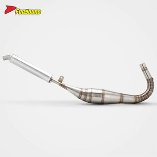 Yamaha TZR 125 1987-1997 Exhaust 2-Stroke Power Surge 125Cc Stainless Steel Straight Neck High-Temp 3TY 4DL 4FL for TZR TZR