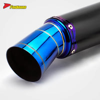 RS Original New Stainless Steel Motorcycle Exhaust Pipe 51Mm Caliber End Can