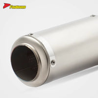 RS Original Stainless Steel Racing Scooter Circular Air Outlet Exhaust Muffler for XMAX FZ6 Z900 for Honda 51Mm Caliber