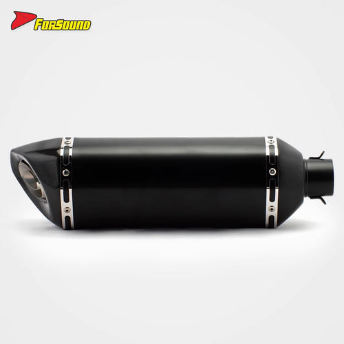 RS Universal 51Mm Caliber Stainless Steel Motorcycle Exhaust Pipe New Condition 300Mm Tailpipe for Z900 Z800 Z400