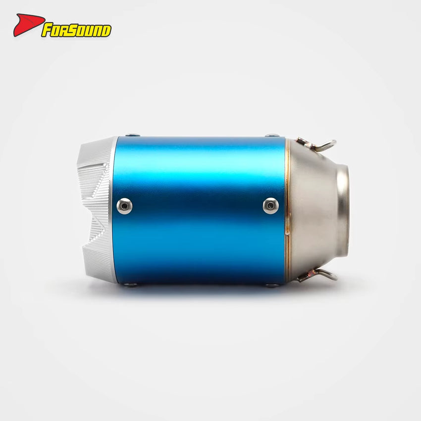 Carbon Fiber 51Mm AR Cola Can Embossed End Can Exhaust for Motorcycle Pipe