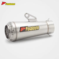 RS for Competitive Exhaust Pipe for Motorcycle Modified Tail Slant Z900 R3 CBR NINJA 660RR MT GSX Stainless Steel New Condition