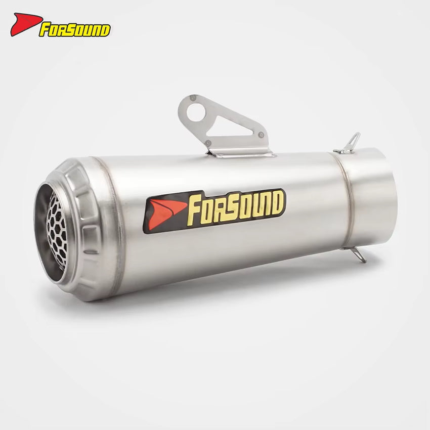 RS for Competitive Exhaust Pipe for Motorcycle Modified Tail Slant Z900 R3 CBR NINJA 660RR MT GSX Stainless Steel New Condition