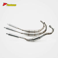 New FORSOUND KAWASAKI KH250 Retro Motorcycle 3-Into-3 Stainless Steel Exhaust System High Temp Corrosion Resistance Full Sound
