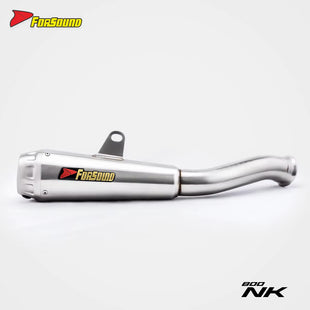 New Forsound/Sound CF800NK/KTM790/890 Integrated Stainless Steel Black Mid-Tail Exhaust Pipe Motorcycles Retrofit/Upgrade 1 Year