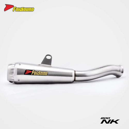 New Forsound/Sound CF800NK/KTM790/890 Integrated Stainless Steel Black Mid-Tail Exhaust Pipe Motorcycles Retrofit/Upgrade 1 Year
