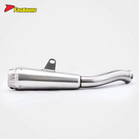 New Condition Polished Surface Custom Parts Stainless Steel Motorcycle Mid-Tail Integrated Exhaust Muffler for CFMOTO 800NK 2025