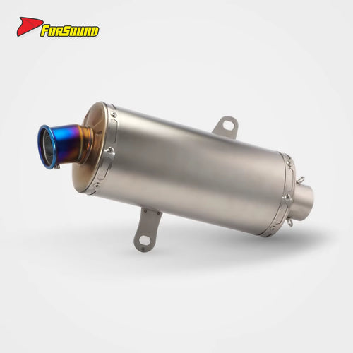 For ADV 350 Stainless Steel Exhaust Blue Tip Immortal Bird Full System Deep Mellow Exhaust Note 2024-2025 Model Compatible OEM