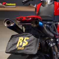 For Ducati Hypermotard 950 2019-2025 Stainless Steel Motorcycle Dual-Exit Exhaust Pipe End Can Torch-Style Customizable OEM ODM