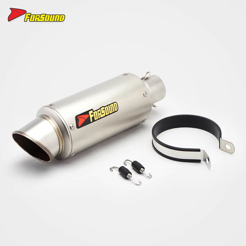 Stainless Steel 51Mm Exhaust End Can for Universal Motorcycle 51Mm Pipe