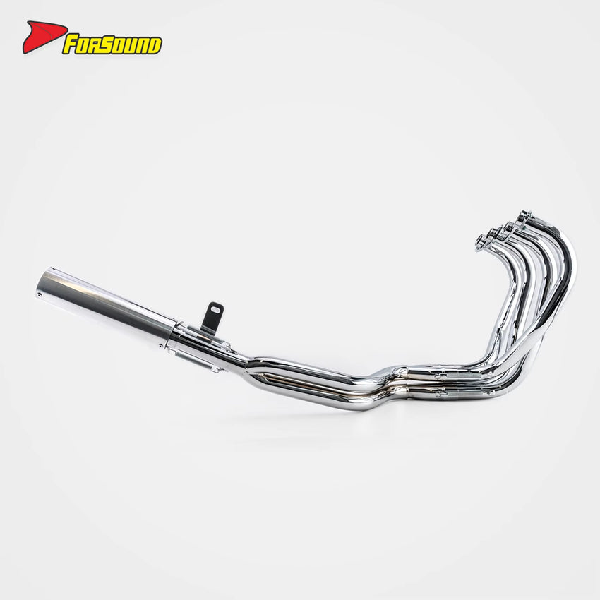 Exquisite and Heat Resistant Retro-Style Eires Model Electroplated Motorcycle Full System Exhaust Pipe for HONDA CBX400F