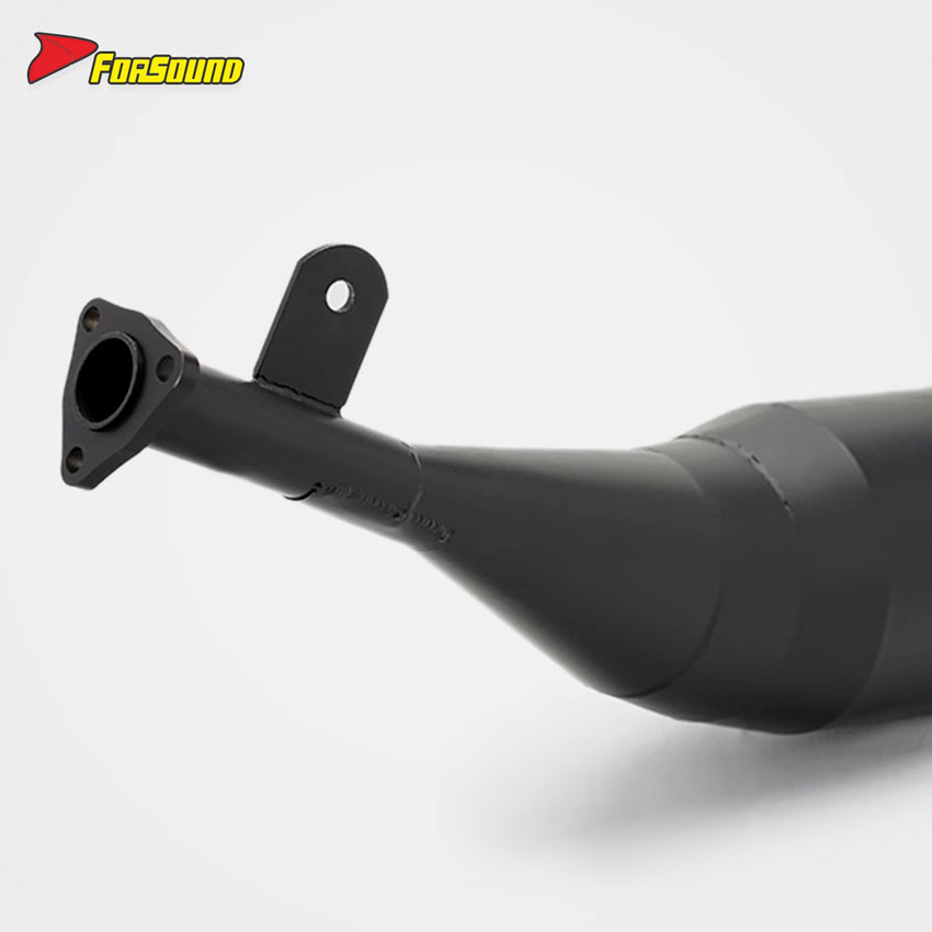 Yamaha Tzr 125 Straight Neck Black Motorcycle Exhaust System New Condition Two Stroke Exhaust Smoother for Yamaha Tzr 125