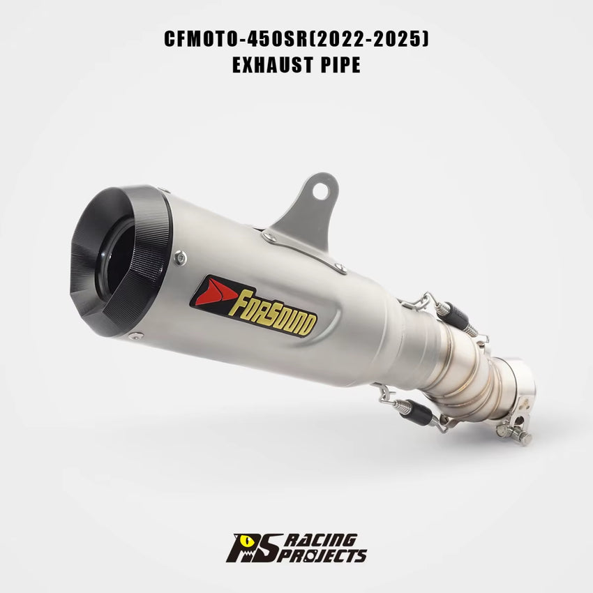 Customizable Motorcycle Middle Exhaust Pipe&End Can