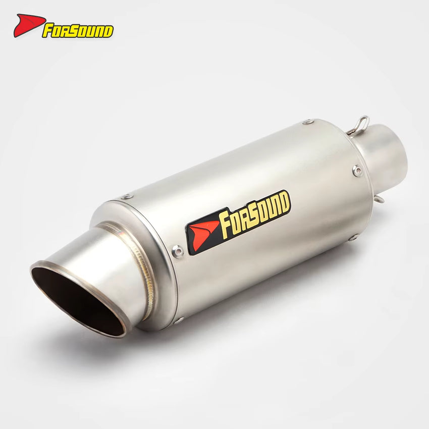 Stainless Steel 51Mm Exhaust End Can for Universal Motorcycle 51Mm Pipe