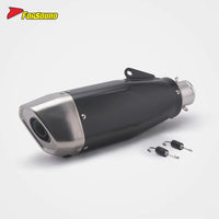 Trident660 2021-2024 Blade OEM Rear Carbon Fiber Exhaust New Compatible Retrofit/Upgrade Right Pipe Black Silver Stainless Steel