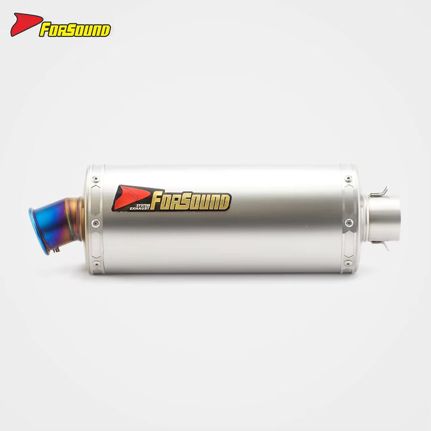 Stainless Steel Carbon Fiber 51Mm Exhaust Pipe Universal Motorcycle Pipe