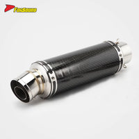 Stainless Steel Carbon Fiber 60Mm Yoshimura Exhaust Pipe for Universal Motorcycles Escapes Yoshimura Carbono