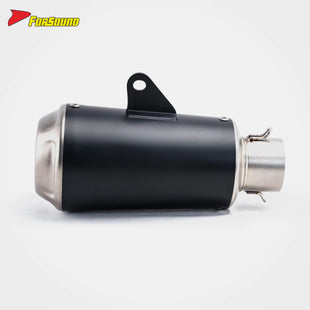 Stainless Steel Black Spray Paint 51Mm LV-10 End Can Exhaust Pipe Universal for Motorcycle Pipe