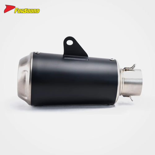 Stainless Steel Black Spray Paint 51Mm LV-10 End Can Exhaust Pipe Universal for Motorcycle Pipe